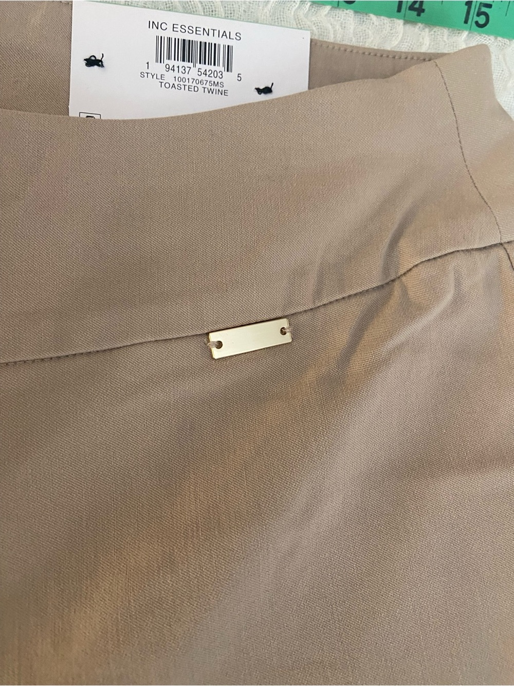 NWT INC TAN TROUSERS SIZE 8 - Picture 7 of 11